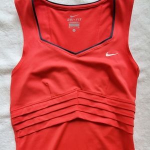 Nike Dri For Sleeveless Workout Top in Red